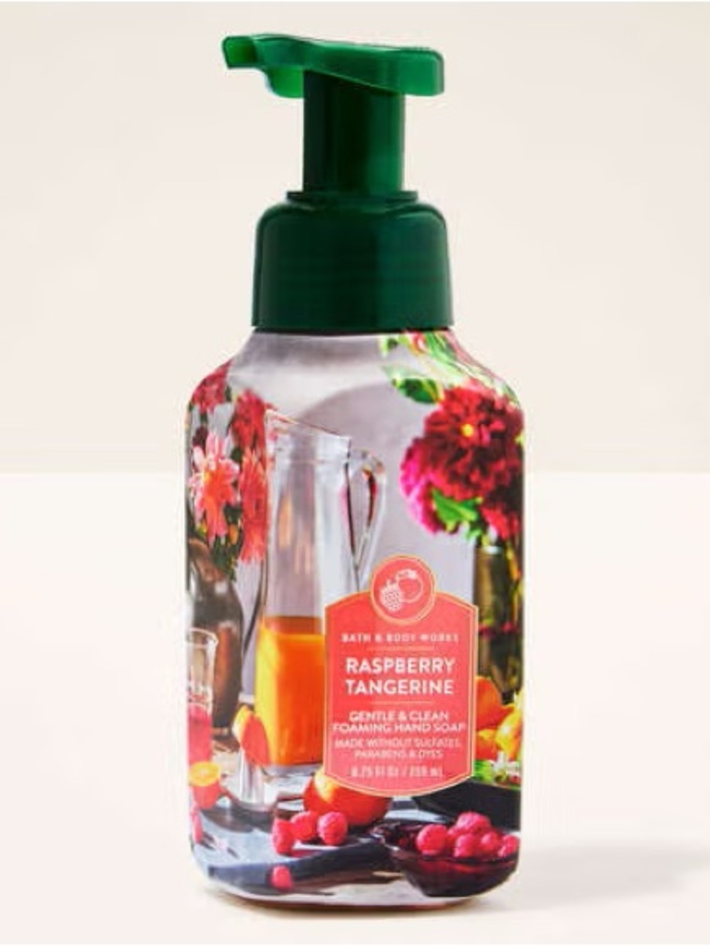 Bath & Body Works Raspberry Tangerine Gentle Foaming Hand Soap Bundle of 2